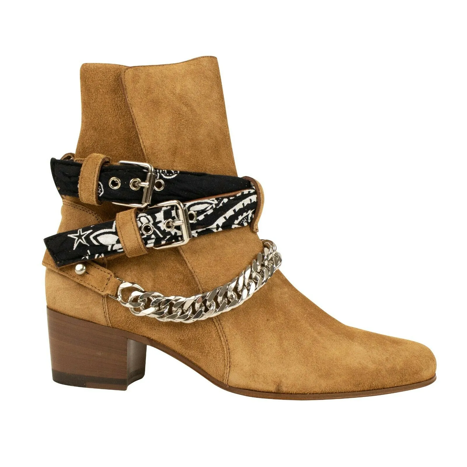 Brown Bandana Buckle Boot