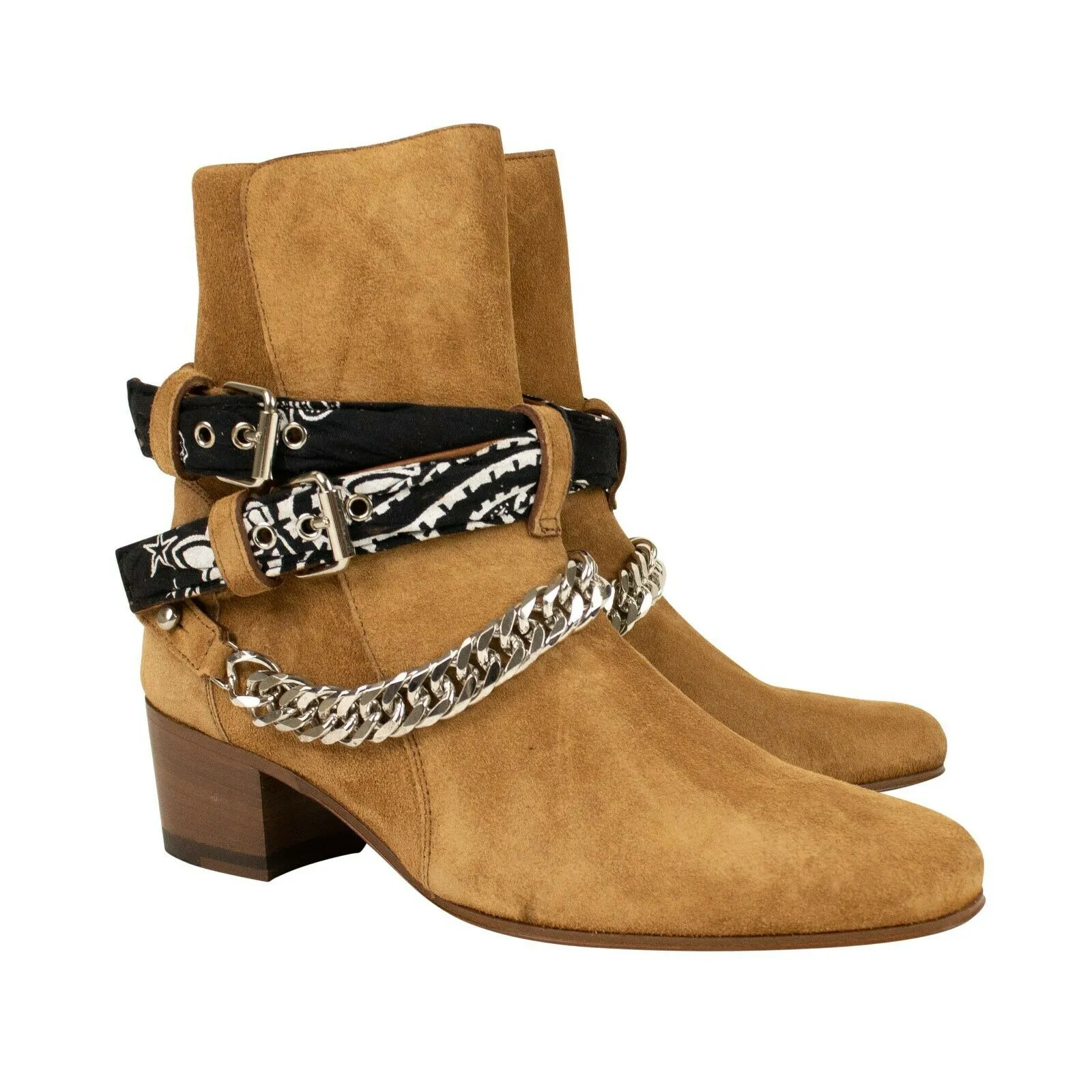 Brown Bandana Buckle Boot