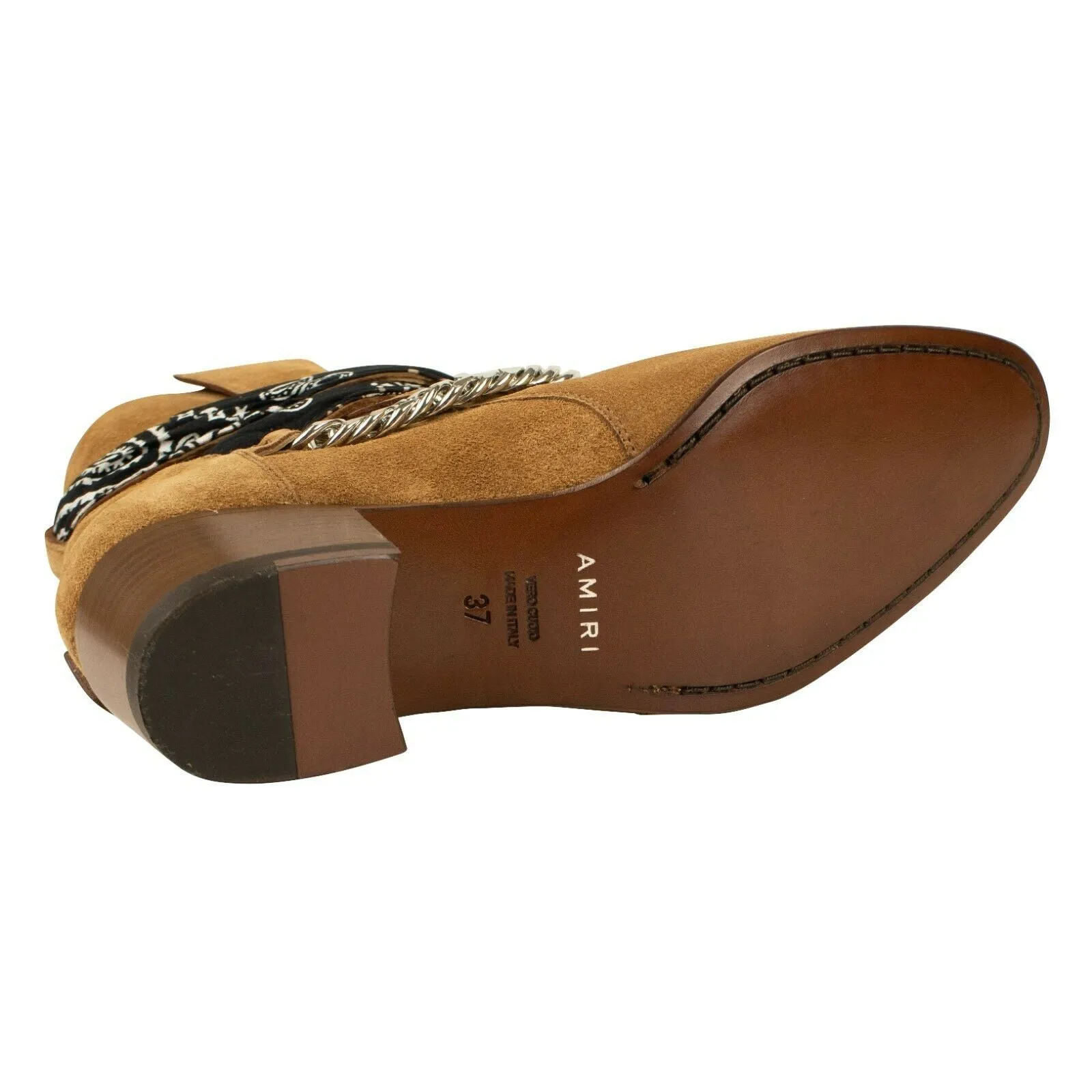 Brown Bandana Buckle Boot