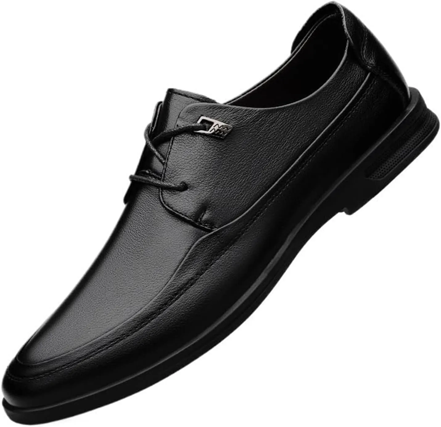Classic Business Pointed Toe Leather Shoes Men's Luxury Dress Shoes Elegant Wedding Prom Non-Slip Oxford Classic Brogue Wedding Business