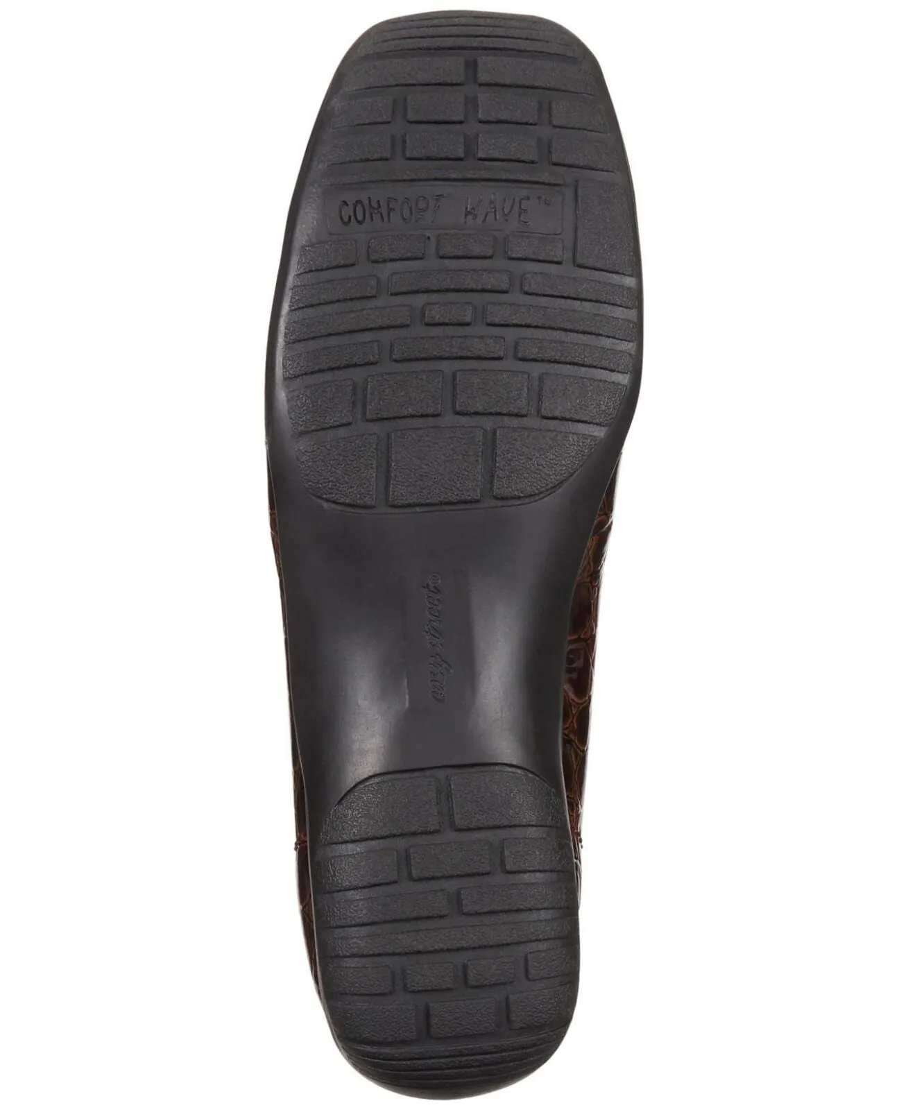Easy Street Womens Purpose Slip On Shoes PURPOSE Brown Patent Croco 8.5M