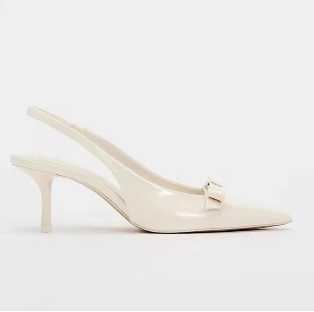 Kitten Heels for Women Stiletto Heels Pointed Toe Pump