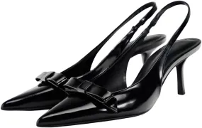 Kitten Heels for Women Stiletto Heels Pointed Toe Pump