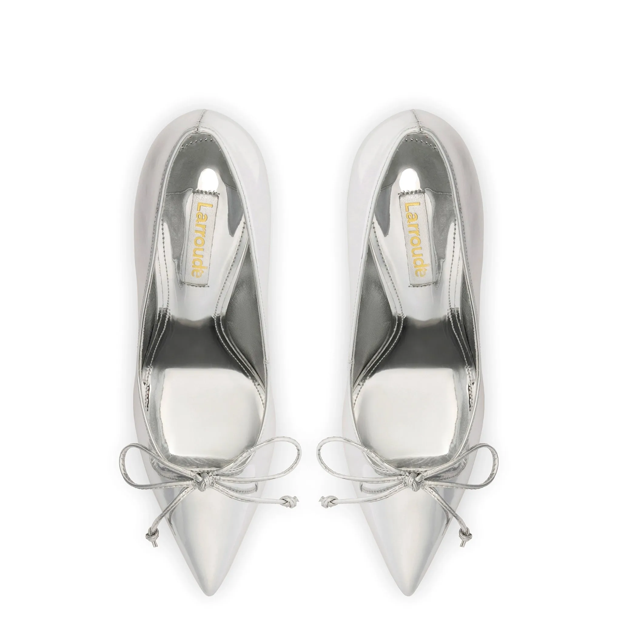Linda Pump In Silver Specchio